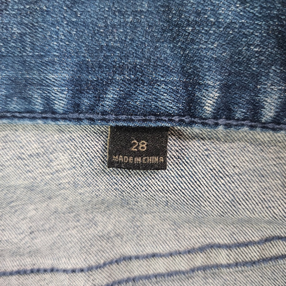 John Varvatos USA Bowery Slim Straight Jeans Blue Medium Wash 28 J306DW1B NEW - Picture 5 of 13
